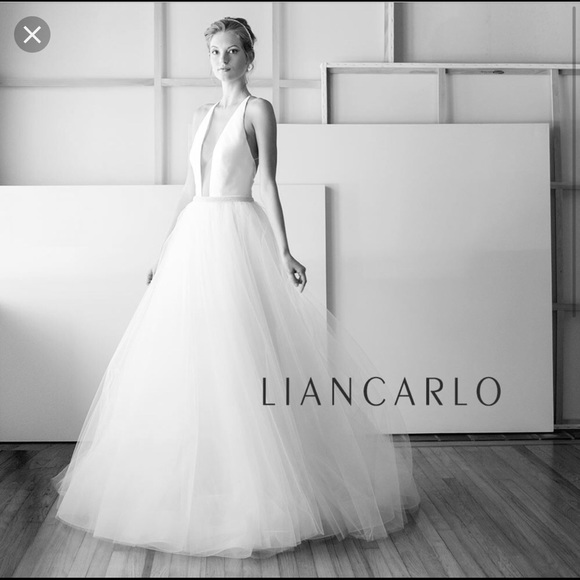 knee length dresses for ladies Never Worn Liancarlo 18118 with Veil Wedding Dress